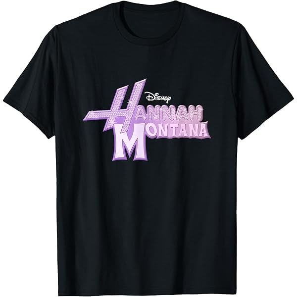 Hannah Montana Tシャツ（黒・白） Hannah Montana - Black Shirt - Girls - Junior - XL (16